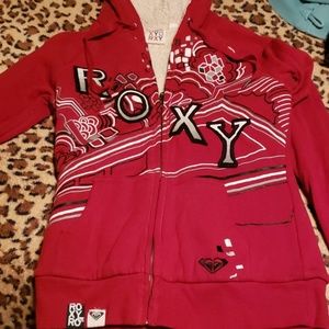 Roxy size medium zip up hoodie